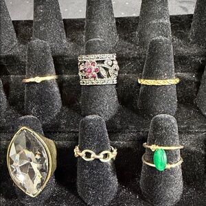 Lot of 6 Rings,Size number 7